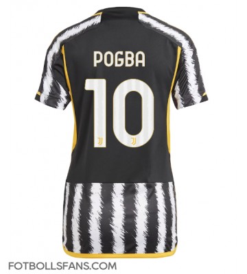 Juventus Paul Pogba #10 Replika Hemmatröja Damer 2023-24 Kortärmad